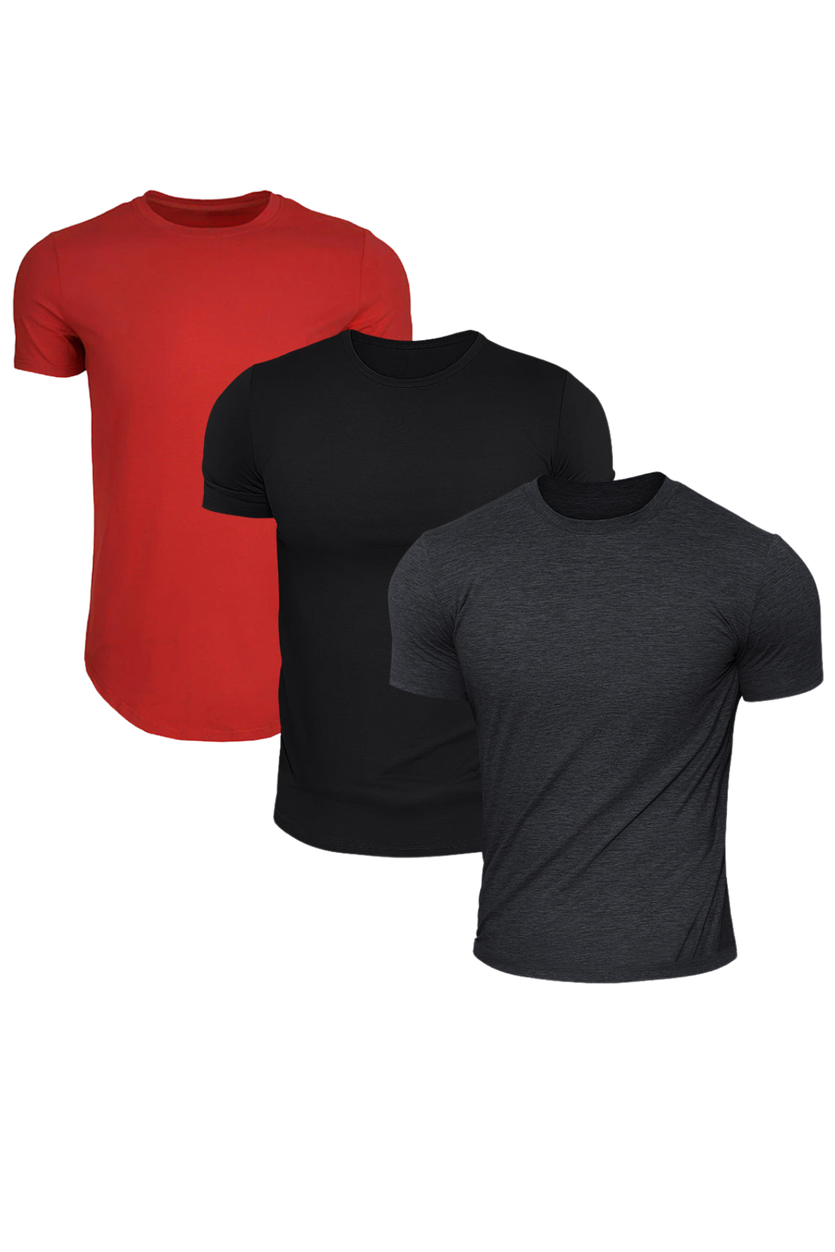 KIT 3 CAMISETAS ZIOL SLIM MUSCLE