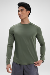 CAMISETA MASCULINA ESPORTIVA MANGA LONGA