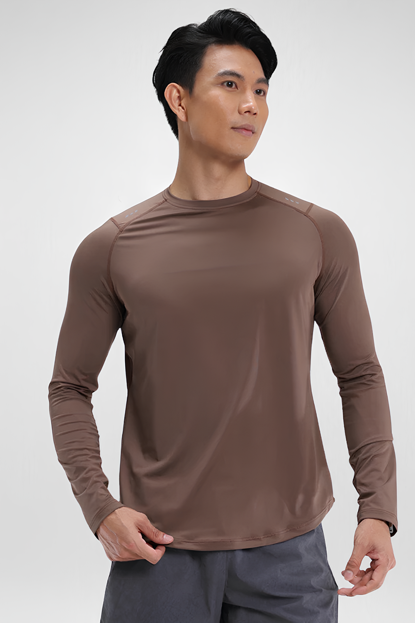 CAMISETA MASCULINA ESPORTIVA MANGA LONGA