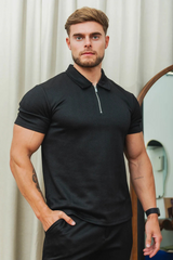 CAMISA POLO ZIOL COM ZIPER