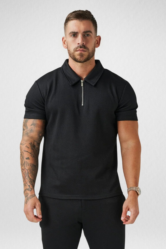 CAMISA POLO ZIOL COM ZIPER