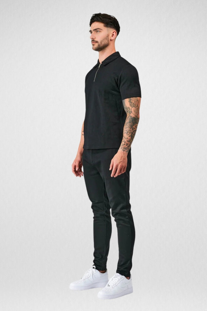 CAMISA POLO ZIOL COM ZIPER