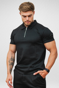 CAMISA POLO ZIOL COM ZIPER