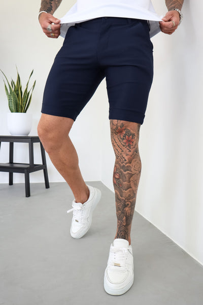 SHORTS TITTO AVANI - AZUL ESCURO